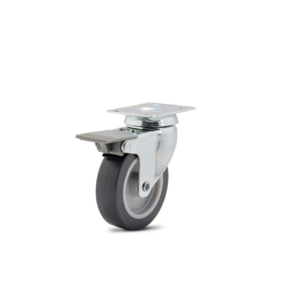 RODIZIO GIRAT C/FRE 03 CZA 60KG C/PLACA COLSON