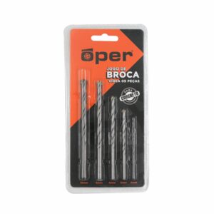 JOGO DE BROCA VIDEA 05 PCS OPER