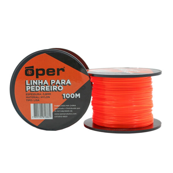LINHA P PEDREIRO 100M - 0,8MM OPER