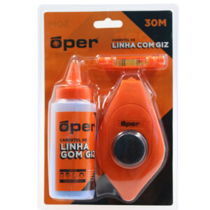 CARRETEIS DE LINHA COM GIZ 30M -115G C/ NIVEL OPER