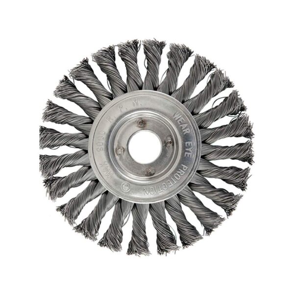 ESCOVA ACO CIRC TRANC 150X22.2MM 24N BRASFORT