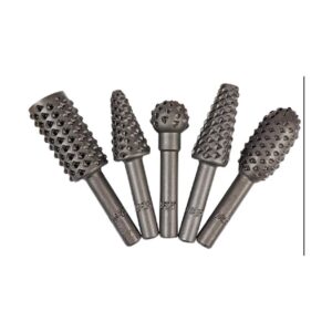LIMAS ROTATIVAS P/ MADEIRA 1/4" JG 5 PCS BRASFORT