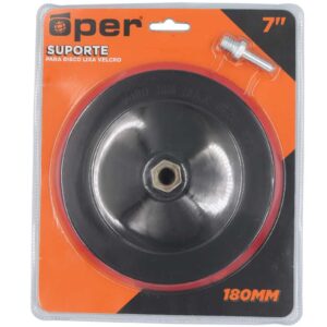 SUPORTE P/ DISCO LIXA VELCRO 7" 180MM OPER