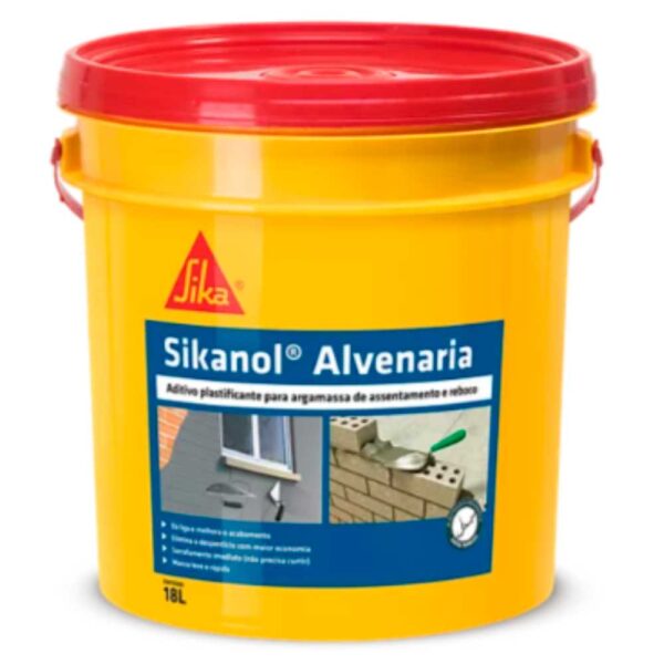 IMPERMEABILIZANTE ARGAMASSA 01L SIKANOL ALVENARIA SIKA
