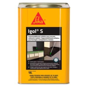 IMPERMEABILIZANTE ASFALTO 18L IGOL S SIKA