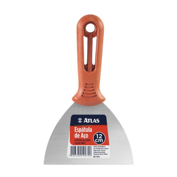 ESPATULA AÇO 12CM CB PLAST CARBONO ATLAS