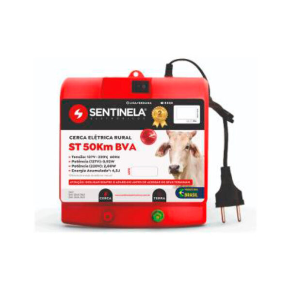 ELETRIFICADOR CERCA 050KM MOD ST BVA SENTINELA