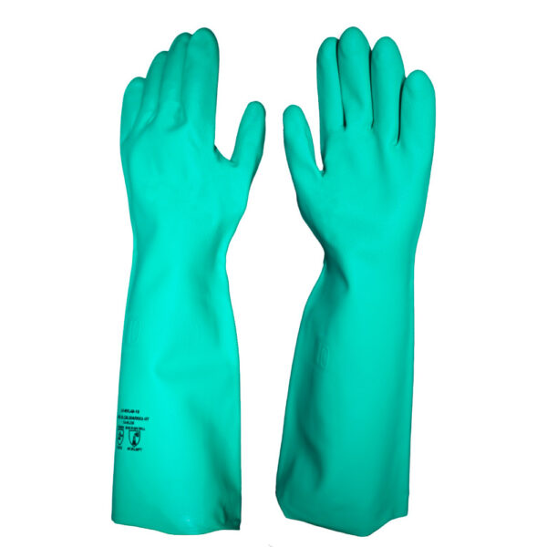 LUVA LATEX NITRILICO 10 VDE PUNHO LONGO IMBAT
