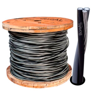 CABO ALUM TRIPLEX 1KV 16.00MM 500MT BOREAL