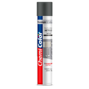 TINTA SPRAY METALICA 250ML GRAFITE CHEMICOLOR