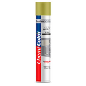 TINTA SPRAY METALICA 250ML OURO CHEMICOLOR
