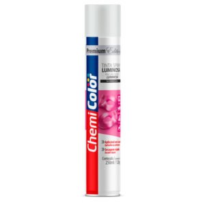 TINTA SPRAY LUMINOSA 250ML FUNDO BCO CHEMICOLOR