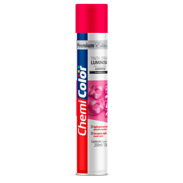 TINTA SPRAY LUMINOSA 250ML MAGENTA CHEMICOLOR