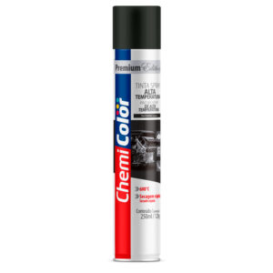 TINTA SPRAY ALTA TEMP 250ML PTO FOSCO CHEMICOLOR