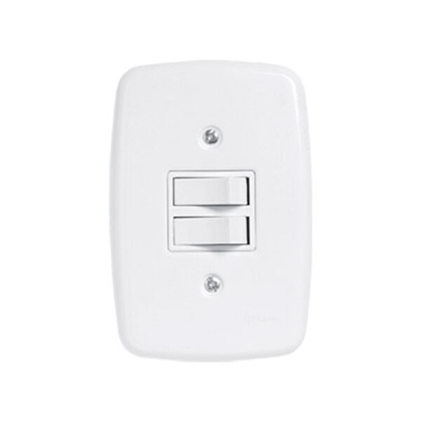 INTERRUP 2TC SIMPLES C/PL 2X4 10A PLUZIE
