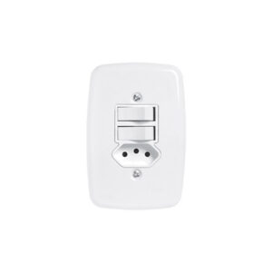 INTERRUP 2TC SIMPLES+1TOM C/PL 2X4 10A PLUZIE