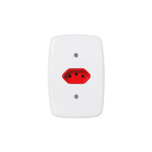 TOMADA SIMPLES C/PL 4X2 VRM 20A PLUZIE
