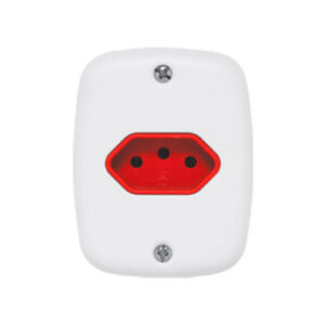 TOMADA SIMPLES C/PL 2X4 VRM 20A SOBREPLUS PLUZIE