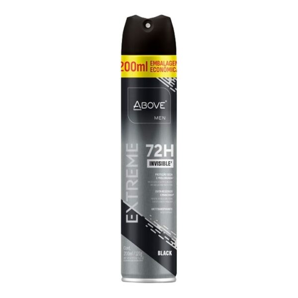 DESODORANTE ANT EXTREME BLACK 72H 200ML ABOVE