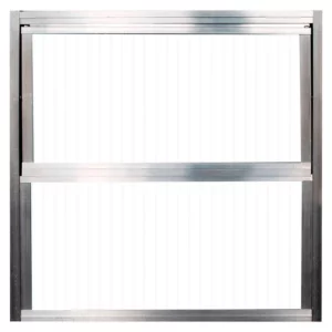 JANELA BASCULANTE ALUM VIDRO NAT 2F 50X50 QUALITY