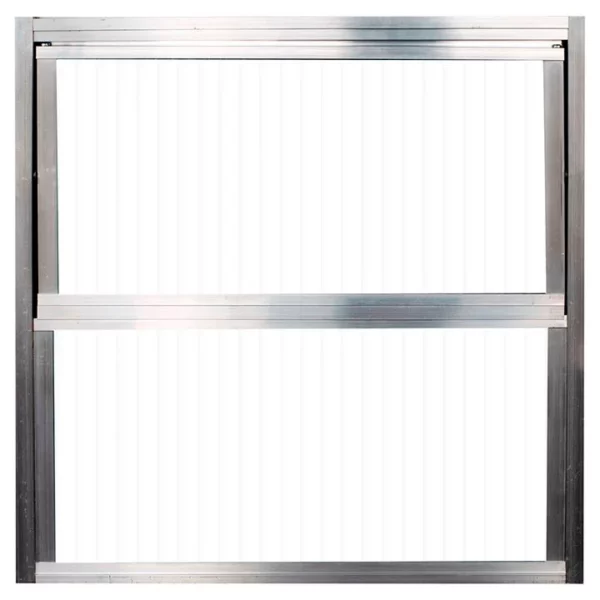 JANELA BASCULANTE ALUM VIDRO NAT 2F 60X40 QUALITY