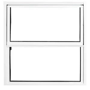 JANELA BASCULANTE ALUM VIDRO BCO 2F 50X50 QUALITY
