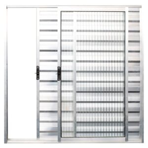 JANELA ALUM VIDRO NAT 3F 120X100 VENEZ QUALITY