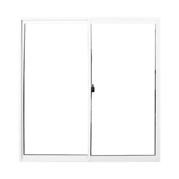 JANELA ALUM VIDRO BCO 2F 100X100 QUALITY