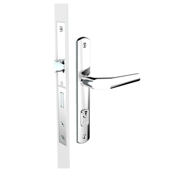 FECHADURA EXT RETA CROM POP LINE SOPRANO