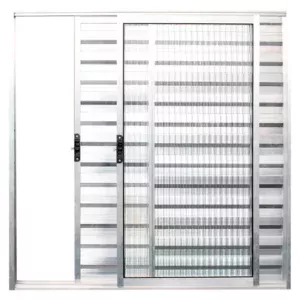 JANELA ALUM VIDRO NAT 3F 100X100 VENEZ QUALITY